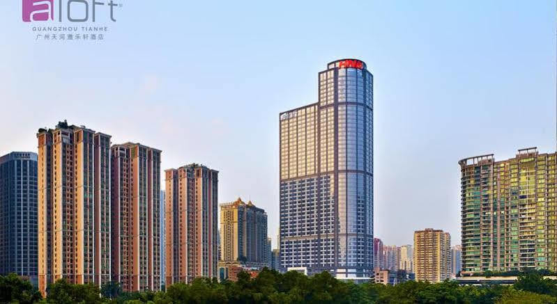 Aloft Guangzhou University Park Exteriér fotografie