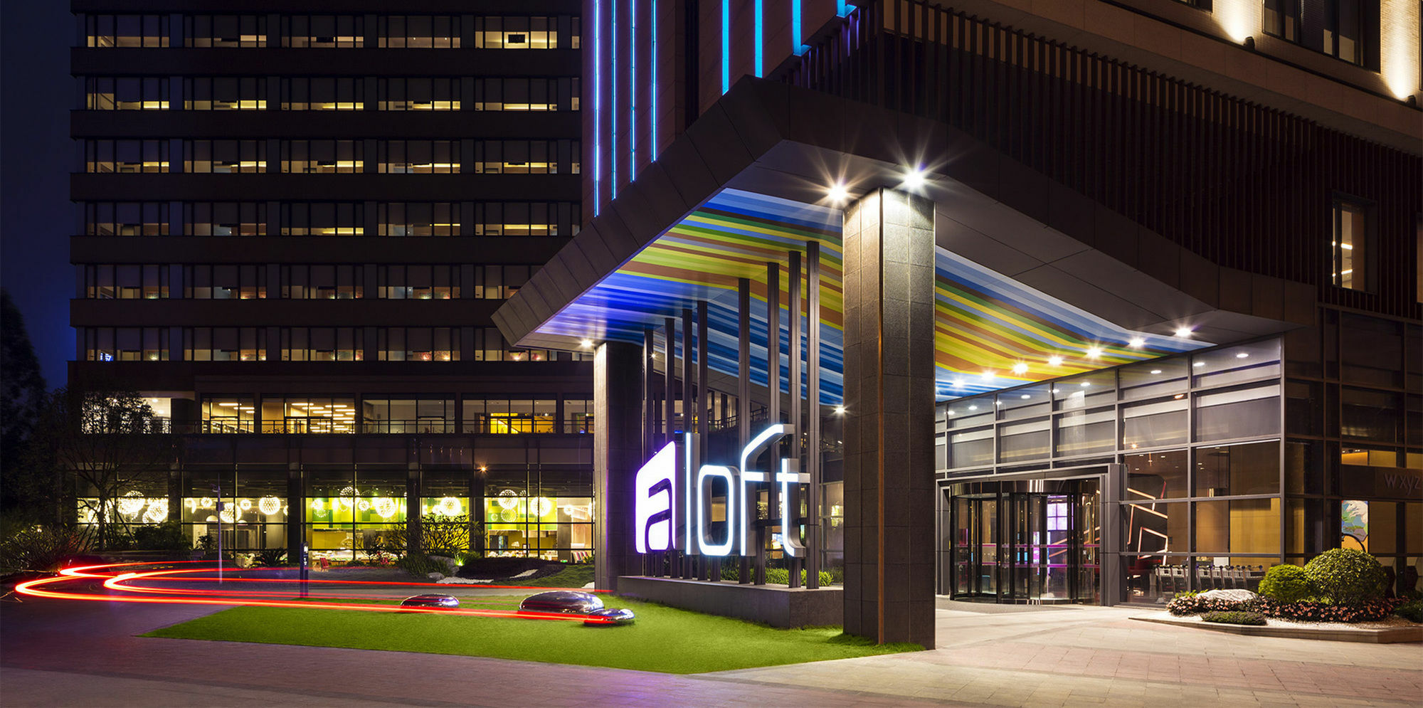 Aloft Guangzhou University Park Exteriér fotografie