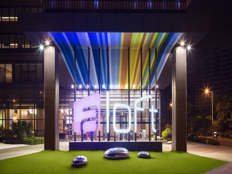Aloft Guangzhou University Park Exteriér fotografie